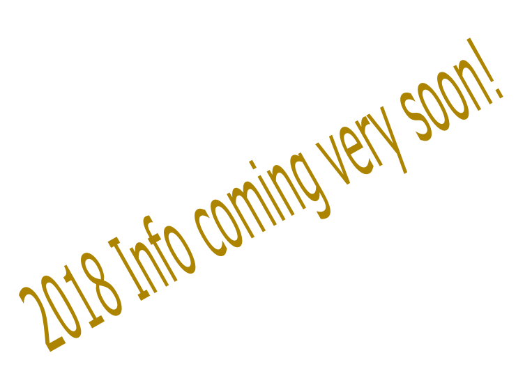 2018 Info coming very soon!